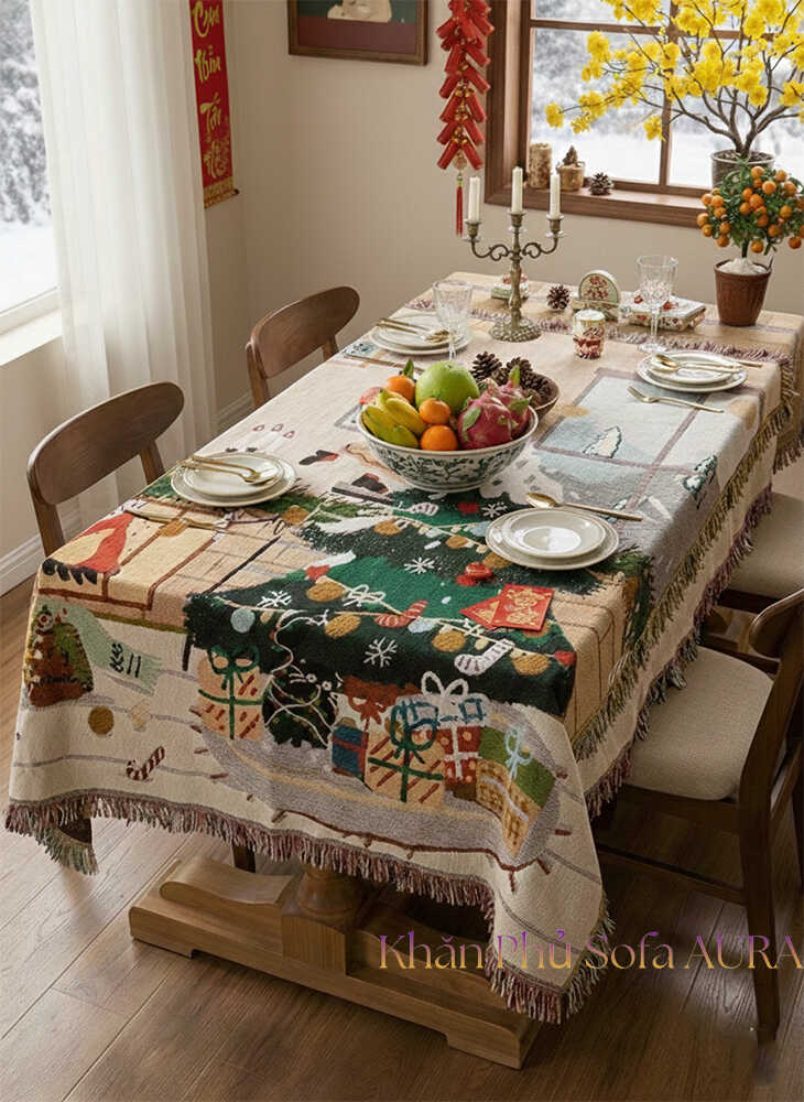 Khăn Trang Trí Sofa